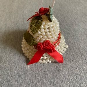Rose bell ornament